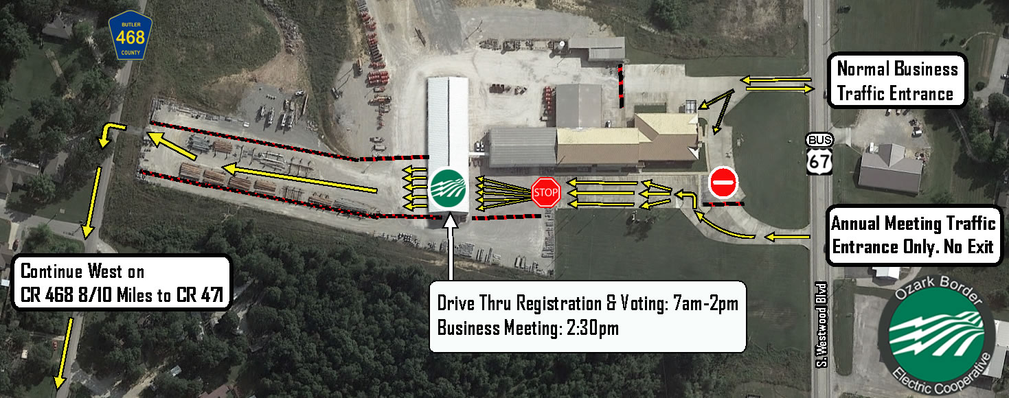 Annual Meeting Directions - Traffic Flow