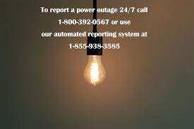 light bulb image outage reporting info
